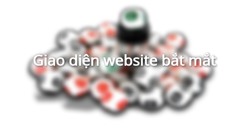 Giao diện website được V8 thiết kế hiện đại